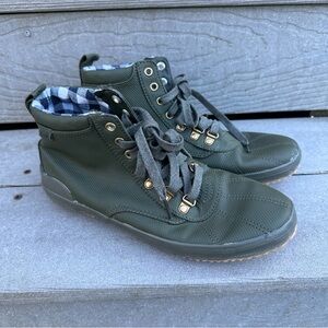 Keds Green Scout Water Resistant Ankle Duck Boots/High Tops Dream Foam Size 7.5